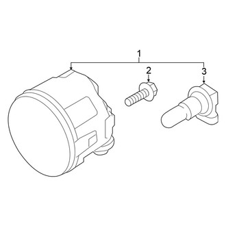 Nissan OE - Front Lamps - Fog Lamps (Convertible)