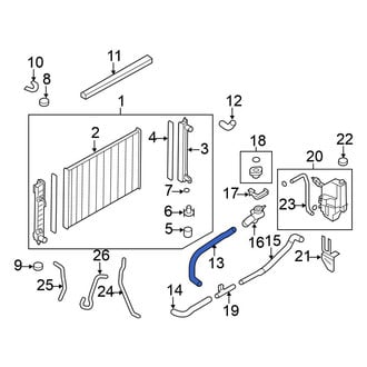 Nissan OE - Lower Radiator Coolant Hose