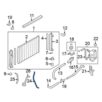Nissan OE - Upper Automatic Transmission Oil Cooler Hose
