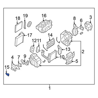 Nissan OE - Cabin Air Temperature Sensor