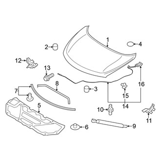 Nissan OE - Hood & Components
