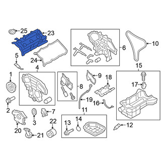 Nissan OE - Rear Engine Valve Cover