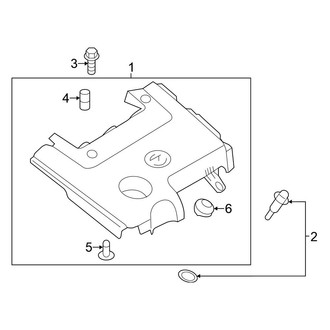 Nissan OE - Engine / Transaxle - Engine Appearance Cover (Convertible 3.5L)