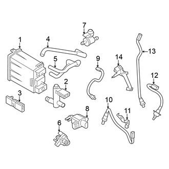 Nissan OE - Emission System - Emission Components