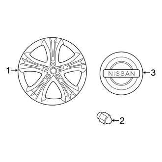 Nissan OE - Wheels (Convertible)