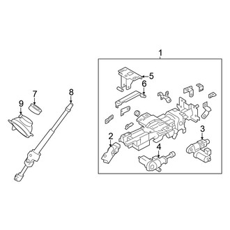 Nissan OE - Steering Column Assembly (Convertible)