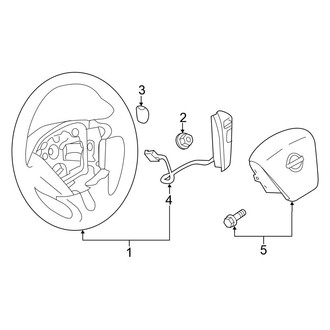 Nissan OE - Steering Wheel & Trim (Convertible)