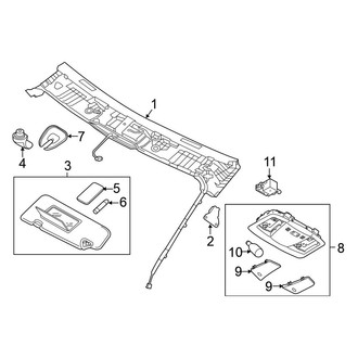Nissan OE - Roof - Interior Trim (Convertible)