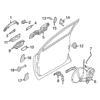 Nissan OE - Door - Lock & Hardware (Convertible)