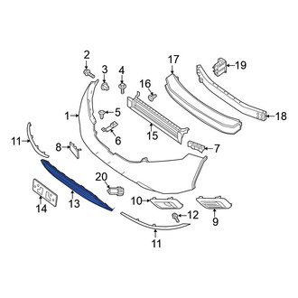 Nissan OE - Front Lower Grille