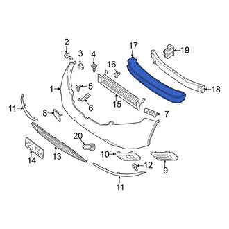 Nissan OE - Front Bumper Impact Absorber