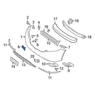 Nissan OE - Front Tow Eye Cap
