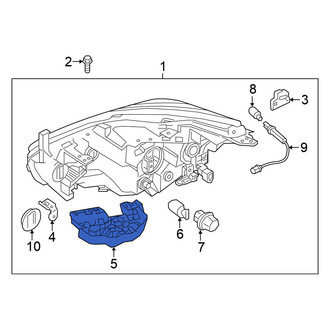 Nissan OE - Right Headlight Bracket