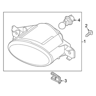 Nissan OE - Front Lamps - Fog Lamps (3.5L)