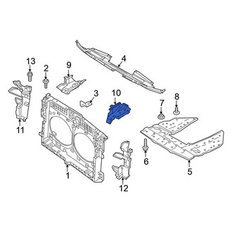 Nissan OE - Front Left Upper Radiator Support Air Deflector