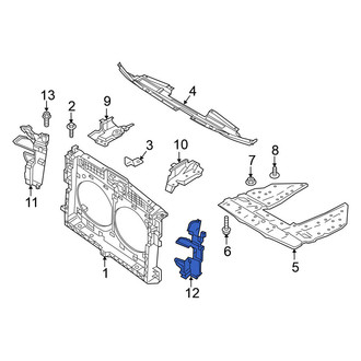 Nissan OE - Front Left Lower Radiator Support Air Deflector