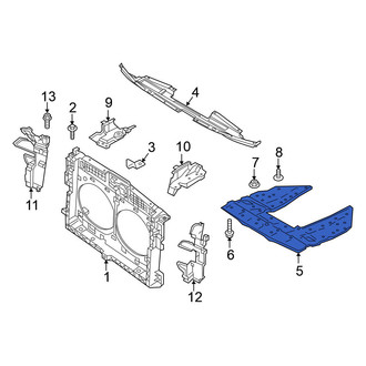 Nissan OE - Front Radiator Support Splash Shield
