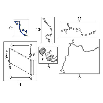 Nissan OE - A/C Refrigerant Discharge Hose