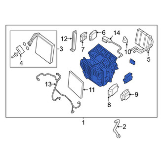Nissan OE - HVAC Unit Case Assembly