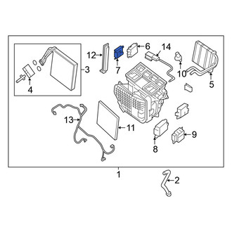 Nissan OE - HVAC Blend Door Actuator