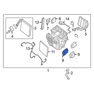 Nissan OE - HVAC Blend Door Actuator