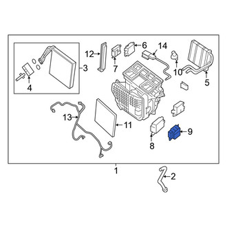Nissan OE - HVAC Air Inlet Door Actuator