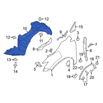 Nissan OE - Front Left Fender Splash Shield