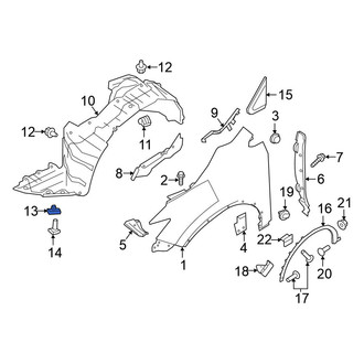 Nissan OE - Fender Liner Nut