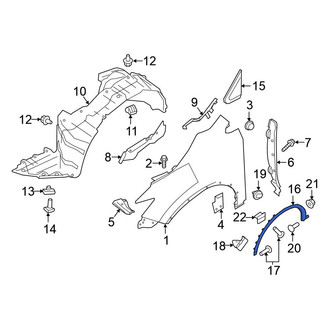 Nissan OE - Front Left Wheel Arch Molding