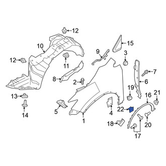Nissan OE - Wheel Arch Molding Grommet