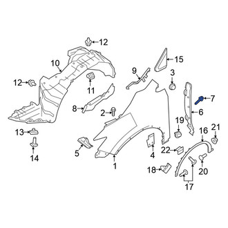 Nissan OE - Fender Insulator Clip