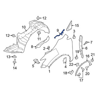 Nissan OE - Front Left Upper Fender Filler Panel