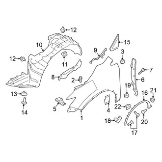 Nissan OE - Fender & Components (3.5L)