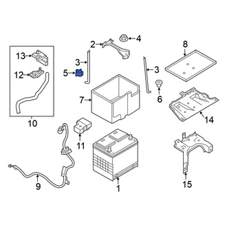 Nissan OE - Battery Hold Down Bracket
