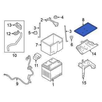 Nissan OE - Battery Tray