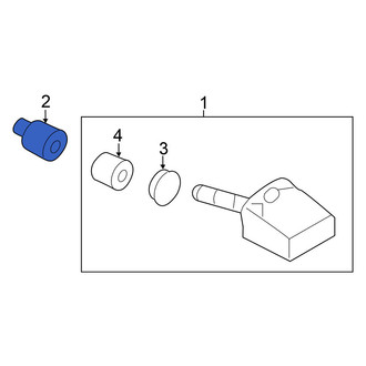 Nissan OE - Tire Pressure Monitoring System (TPMS) Sensor Nut