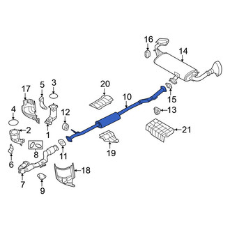 Nissan OE - Center Exhaust Intermediate Pipe