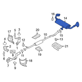 Nissan OE - Exhaust Muffler