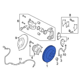 Nissan OE - Front Disc Brake Rotor