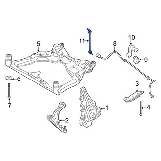 Nissan OE - Front Right Suspension Stabilizer Bar Link