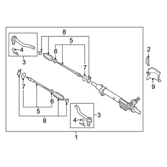 Nissan OE - Steering Gear & Linkage (3.5L)