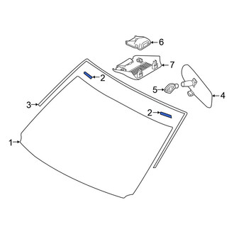 Nissan OE - Windshield Spacer