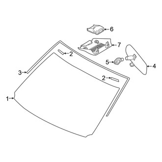 Nissan OE - Windshield - Glass