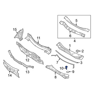 Nissan OE - Suspension Strut Mount Bolt