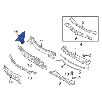 Nissan OE - Left Cowl Side Panel