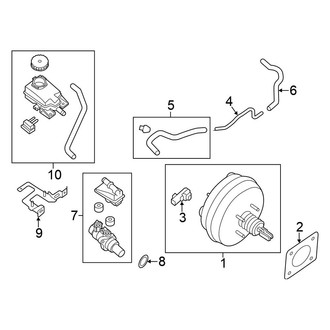 Nissan OE - Cowl - Components on Dash Panel (Platinum / S / SL / SV)