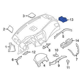 Nissan OE - Left Dashboard Air Vent