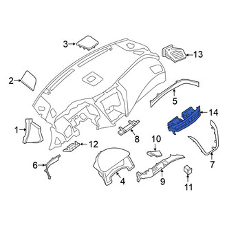 Nissan OE - Center Dashboard Air Vent