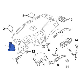 Nissan OE - Left Instrument Panel Side Cover