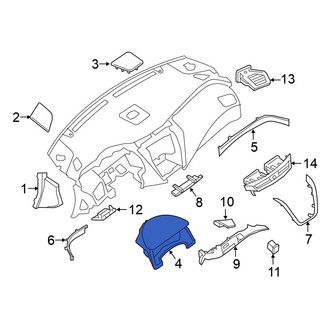 Nissan OE - Instrument Cluster Visor